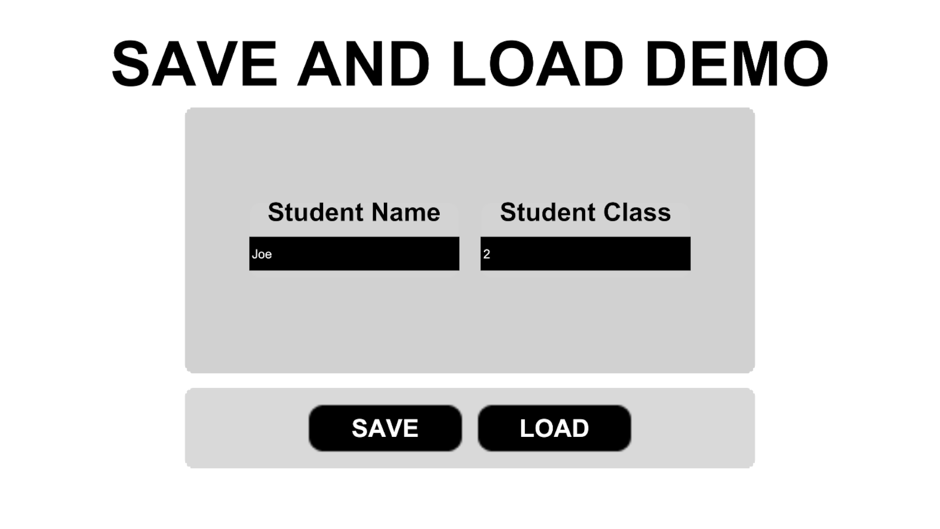 WebGL Binary Save And Load